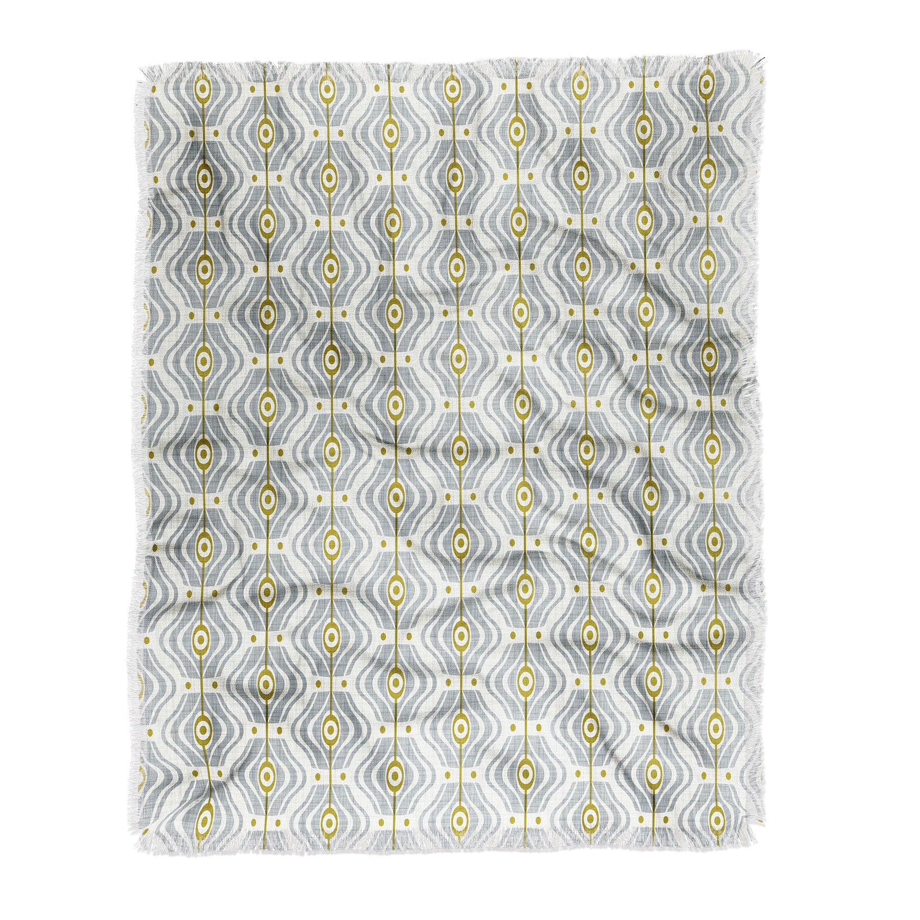 Heather Dutton Bungalow Grey Throw Blanket