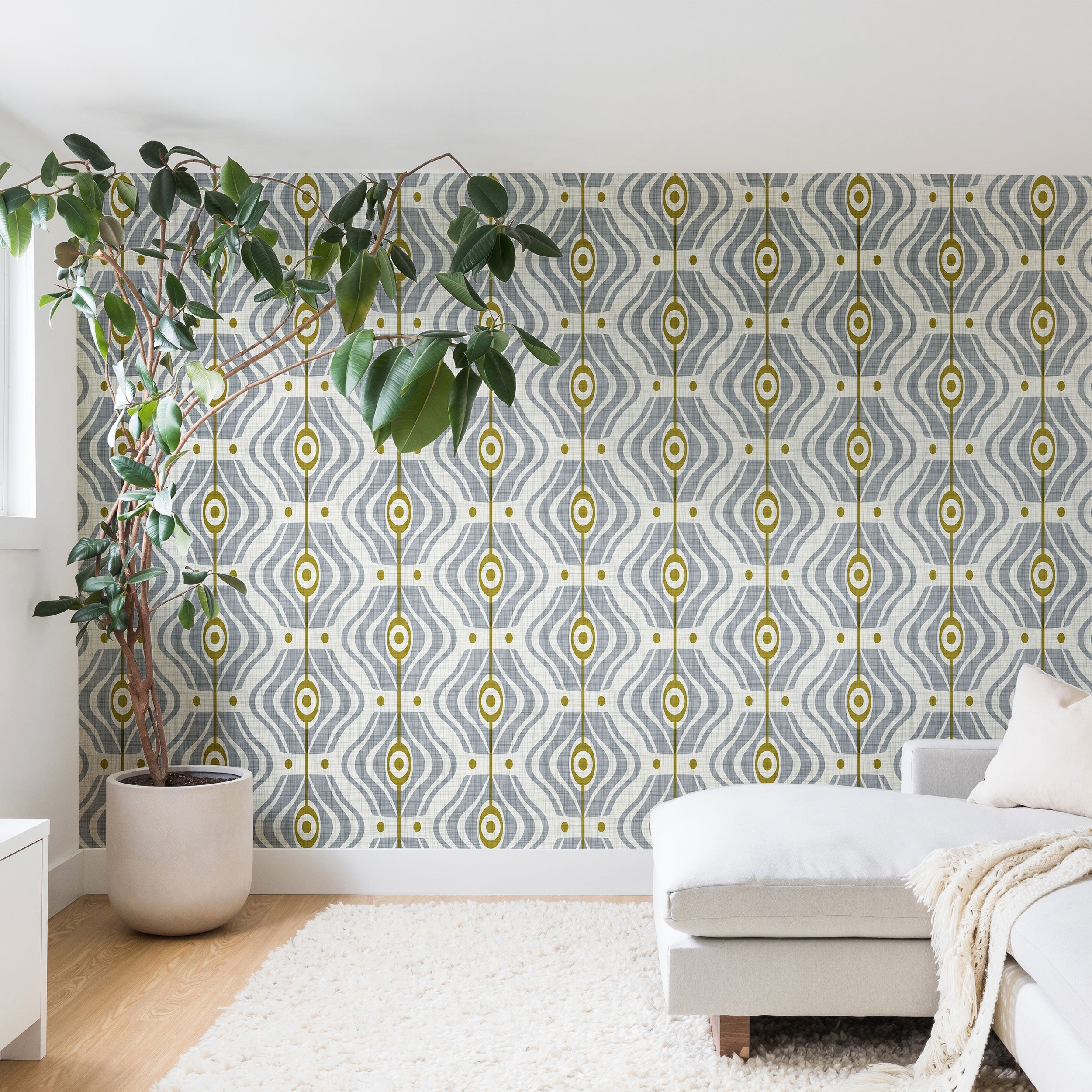 Heather Dutton Bungalow Grey Wall Mural