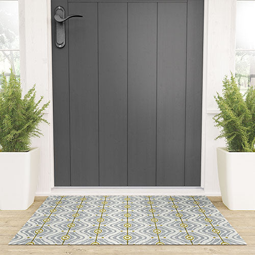 Heather Dutton Bungalow Grey Welcome Mat