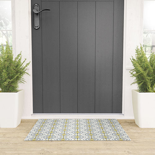 Heather Dutton Bungalow Grey Welcome Mat