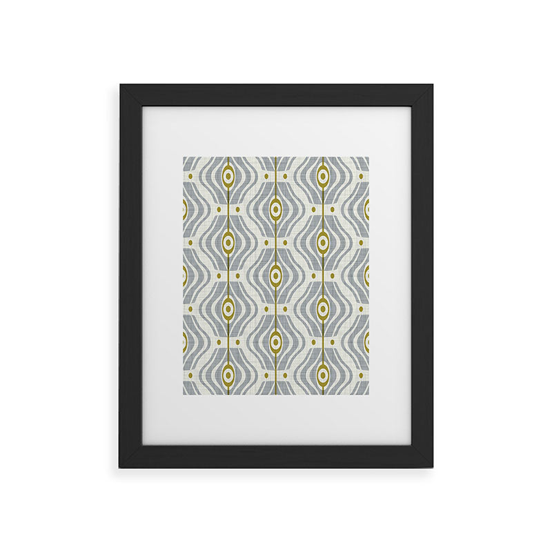 Heather Dutton Bungalow Grey Framed Art Print