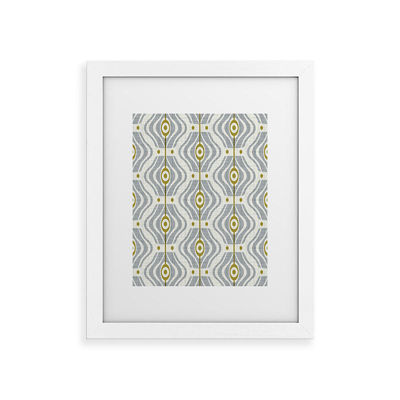 Heather Dutton Bungalow Grey Framed Art Print