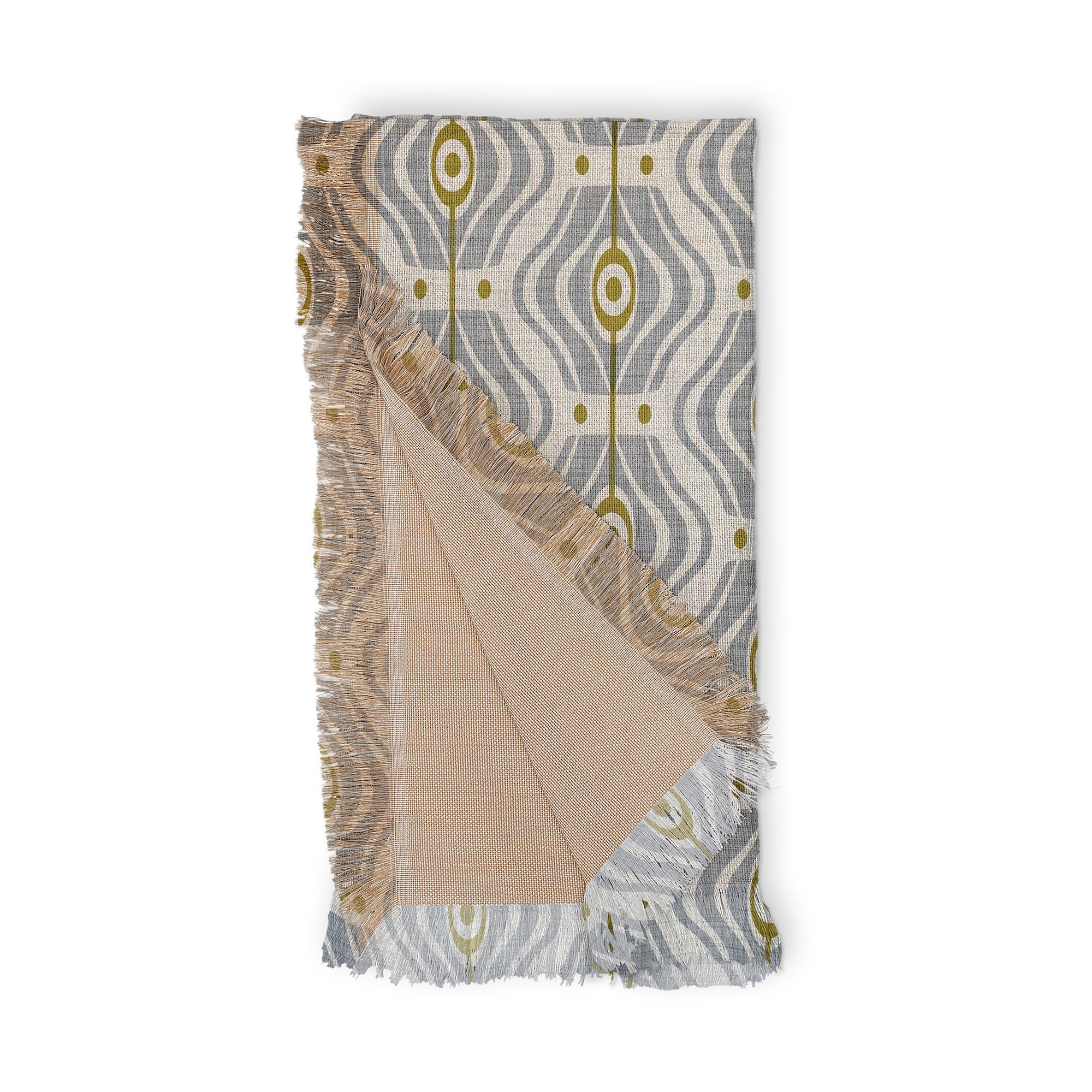 Heather Dutton Bungalow Grey Throw Blanket