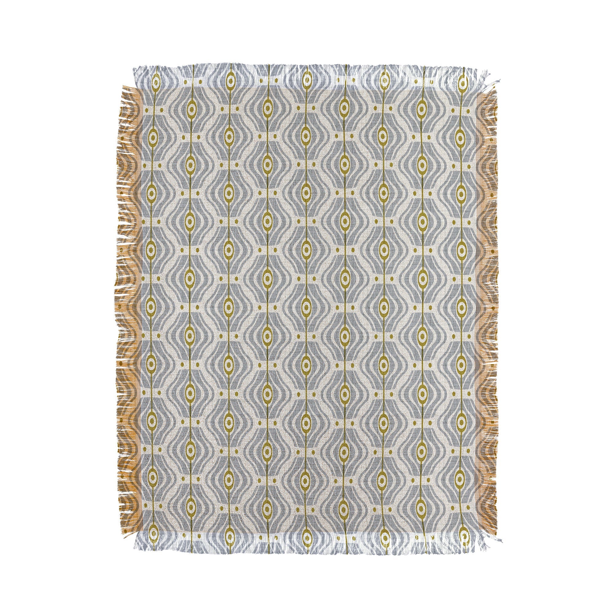 Heather Dutton Bungalow Grey Throw Blanket
