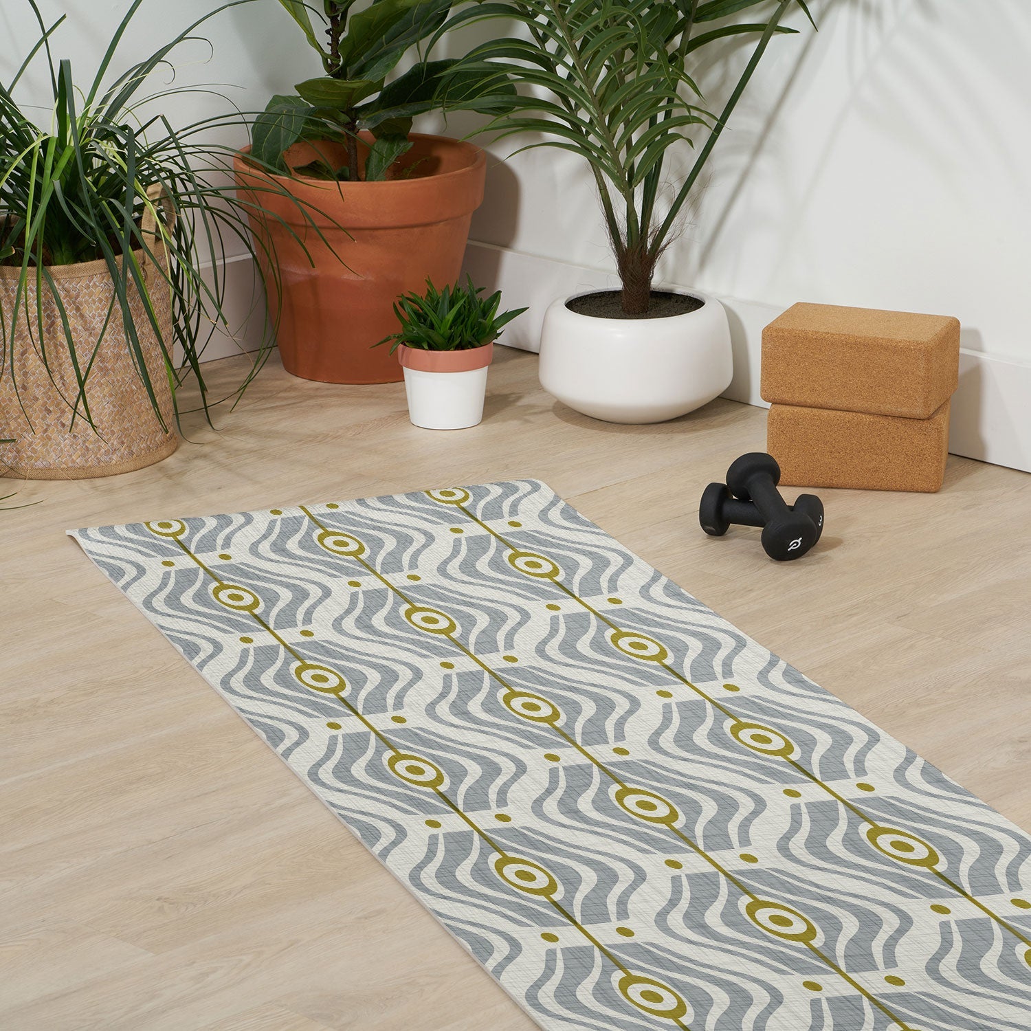 Heather Dutton Bungalow Grey Yoga Mat