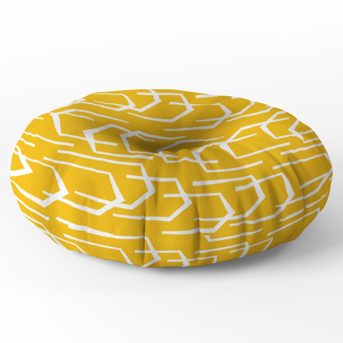 Heather Dutton Going Places Sunkissed Floor Pillow Round
