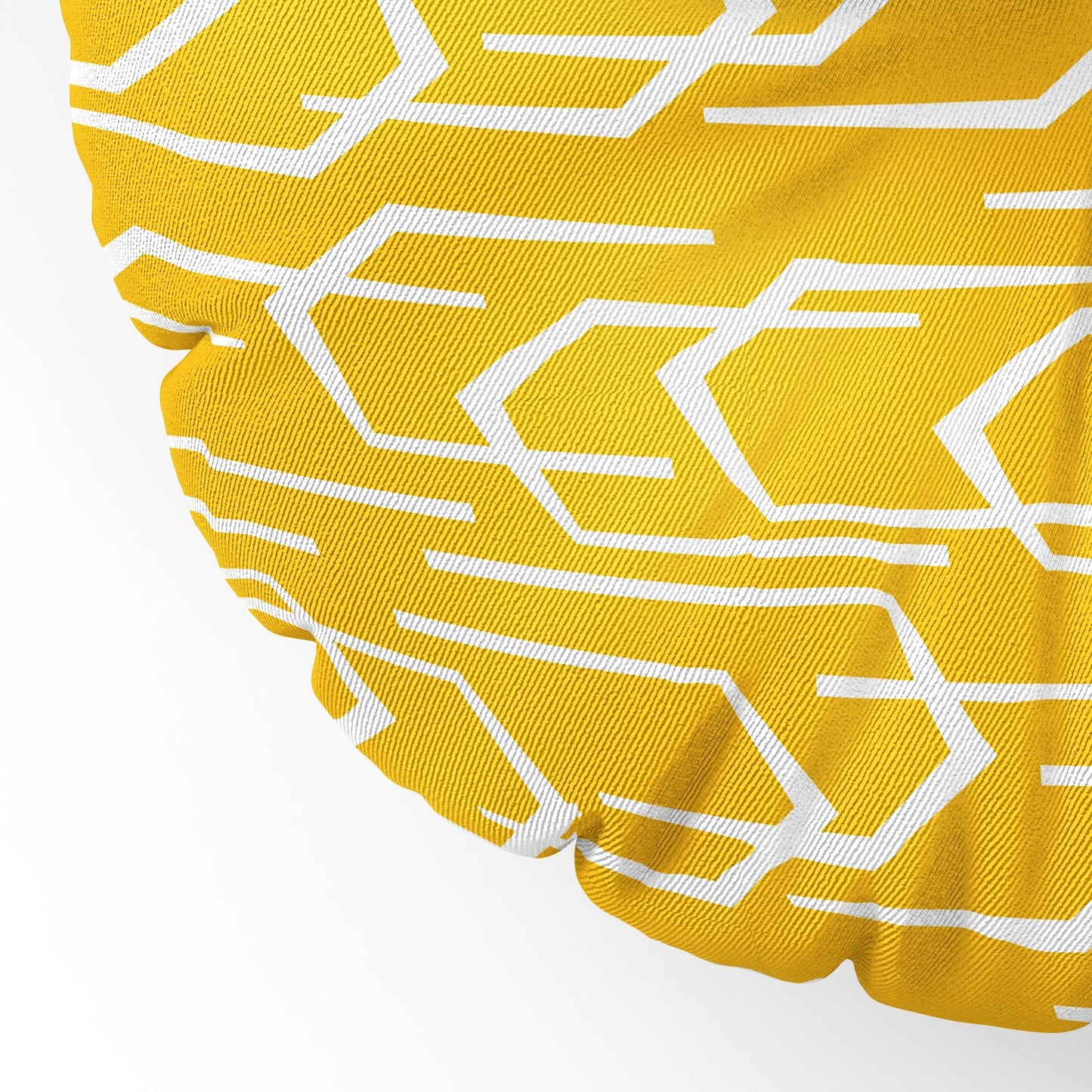 Heather Dutton Going Places Sunkissed Floor Pillow Round