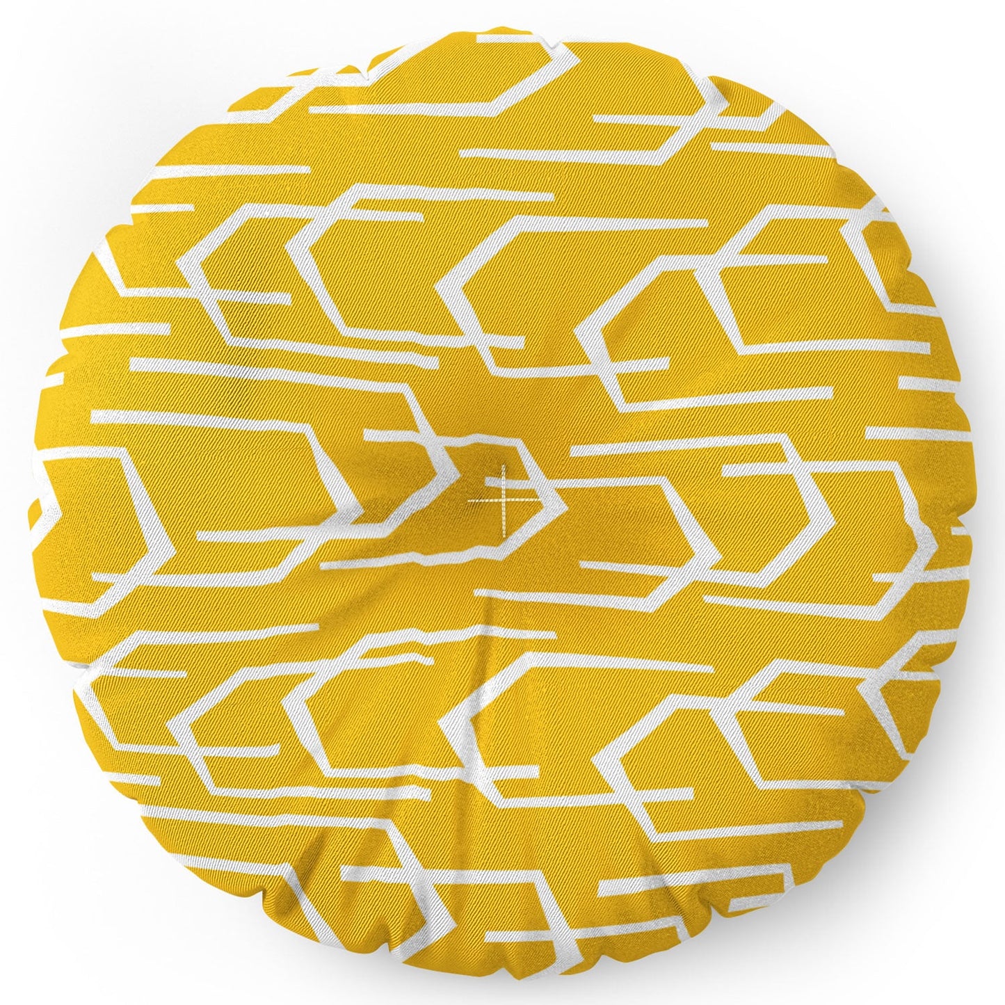 Heather Dutton Going Places Sunkissed Floor Pillow Round