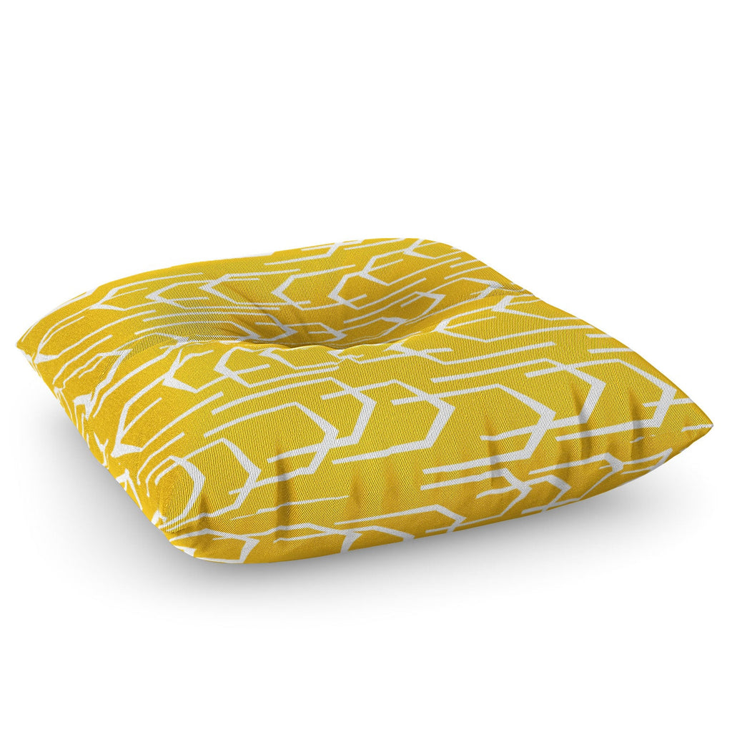Heather Dutton Going Places Sunkissed Floor Pillow Square