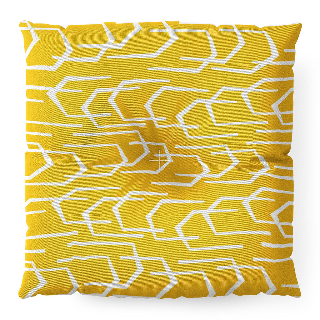 Heather Dutton Going Places Sunkissed Floor Pillow Square