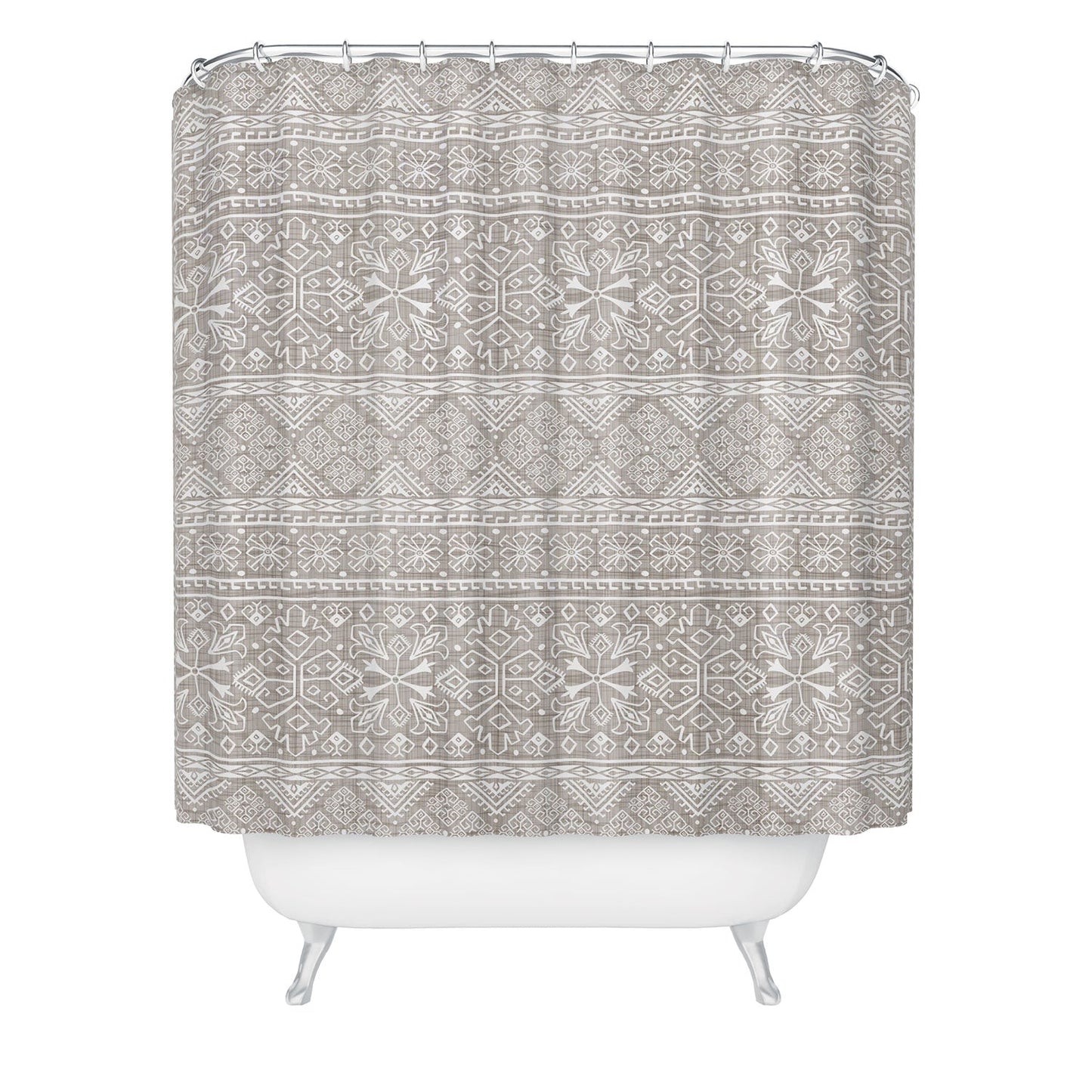 Heather Dutton Grand Bazaar Linen Shower Curtain
