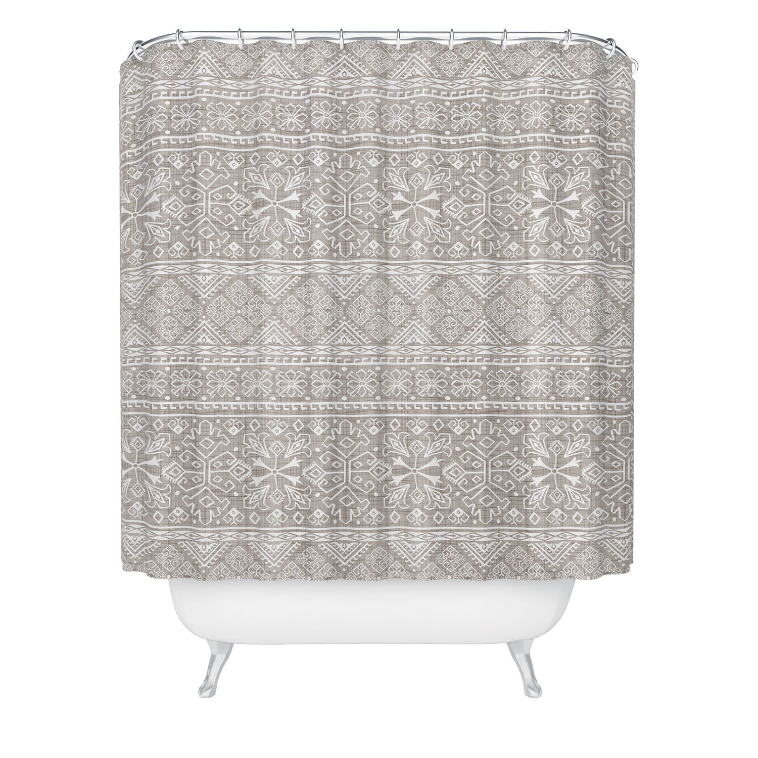 Heather Dutton Grand Bazaar Linen Shower Curtain