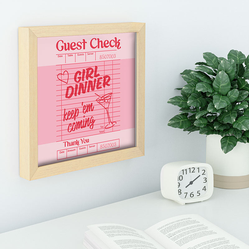 Heather Dutton Guest Check Keep Em Coming Recessed Framing Square