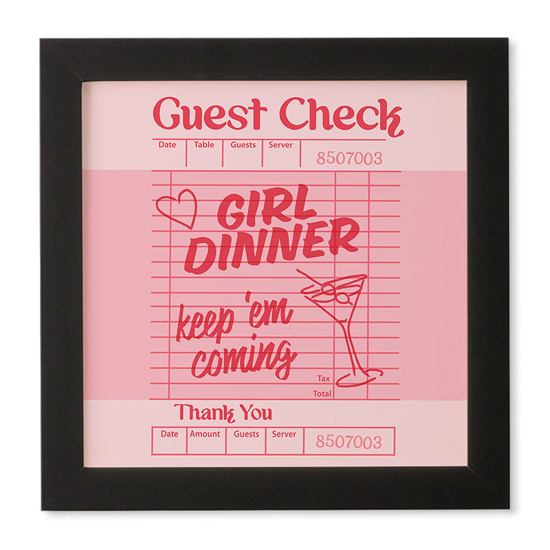 Heather Dutton Guest Check Keep Em Coming Framed Wall Art