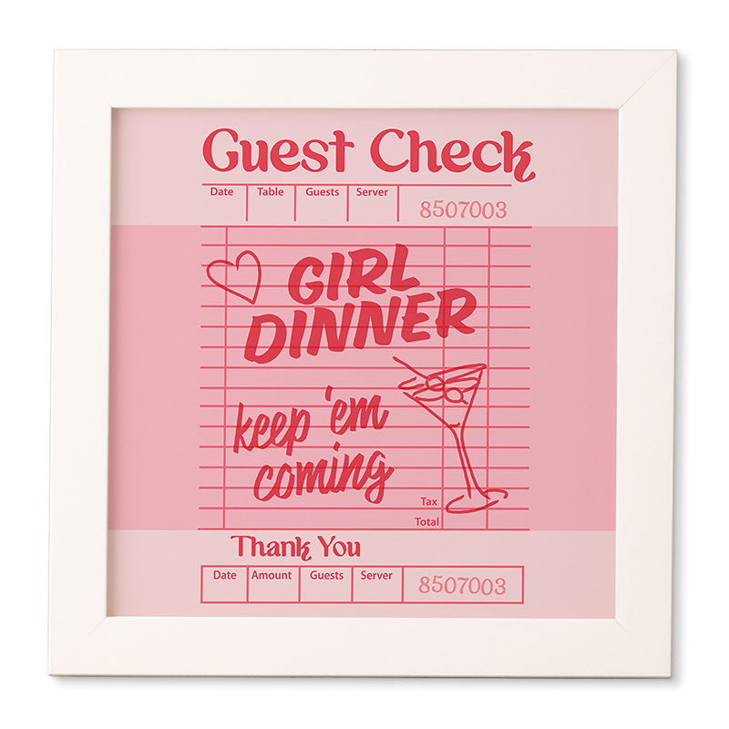 Heather Dutton Guest Check Keep Em Coming Framed Wall Art