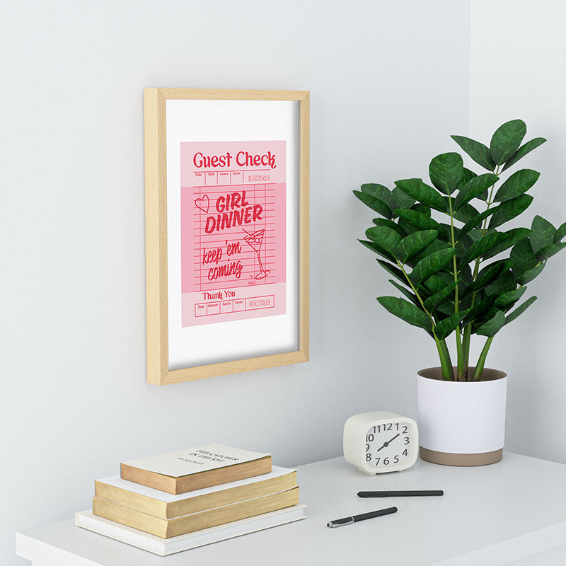 Heather Dutton Guest Check Keep Em Coming Recessed Framing Rectangle