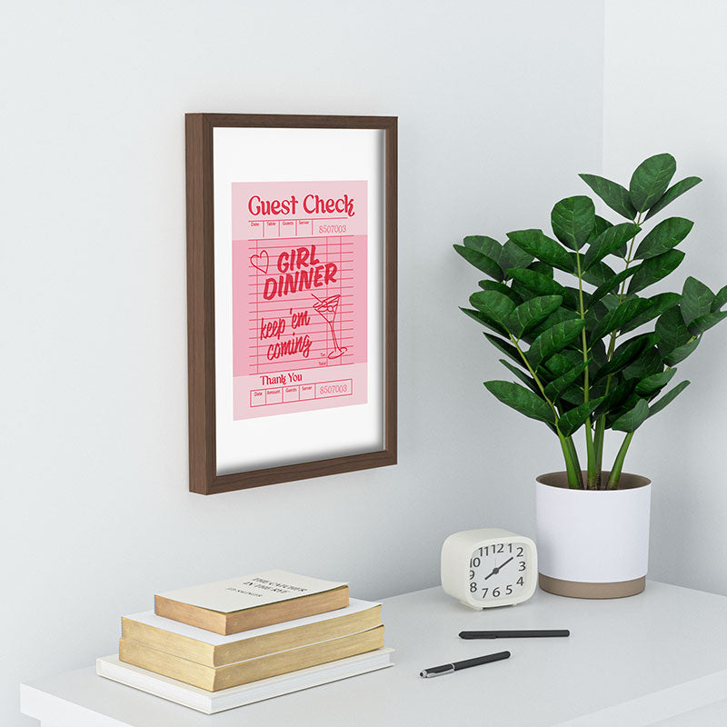 Heather Dutton Guest Check Keep Em Coming Recessed Framing Rectangle