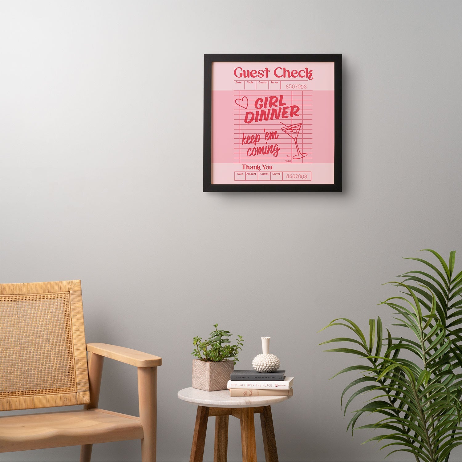 Heather Dutton Guest Check Keep Em Coming Framed Wall Art