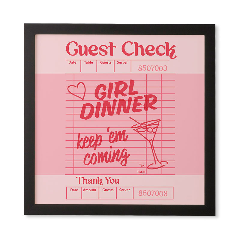 Heather Dutton Guest Check Keep Em Coming Framed Wall Art