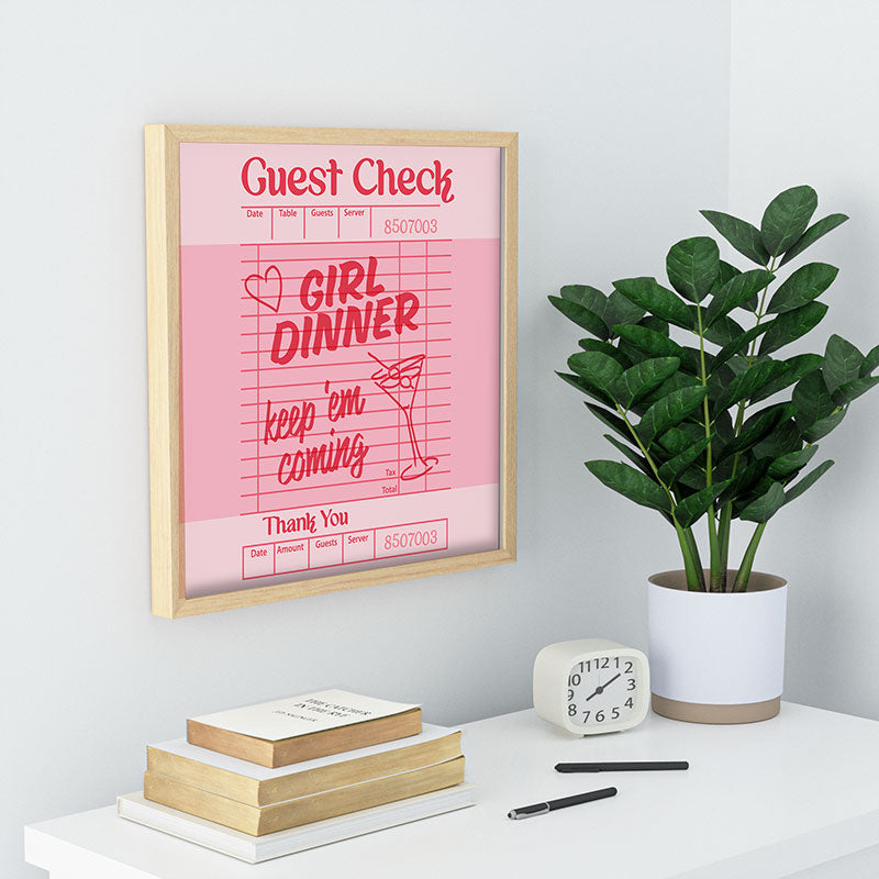 Heather Dutton Guest Check Keep Em Coming Recessed Framing Square