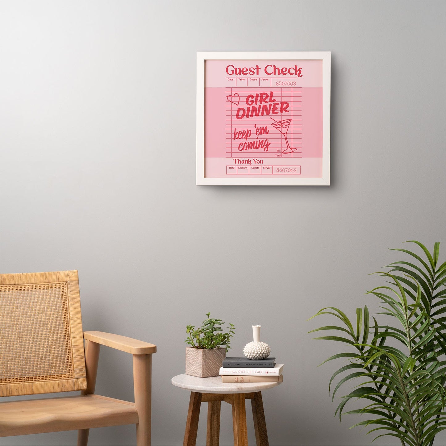 Heather Dutton Guest Check Keep Em Coming Framed Wall Art