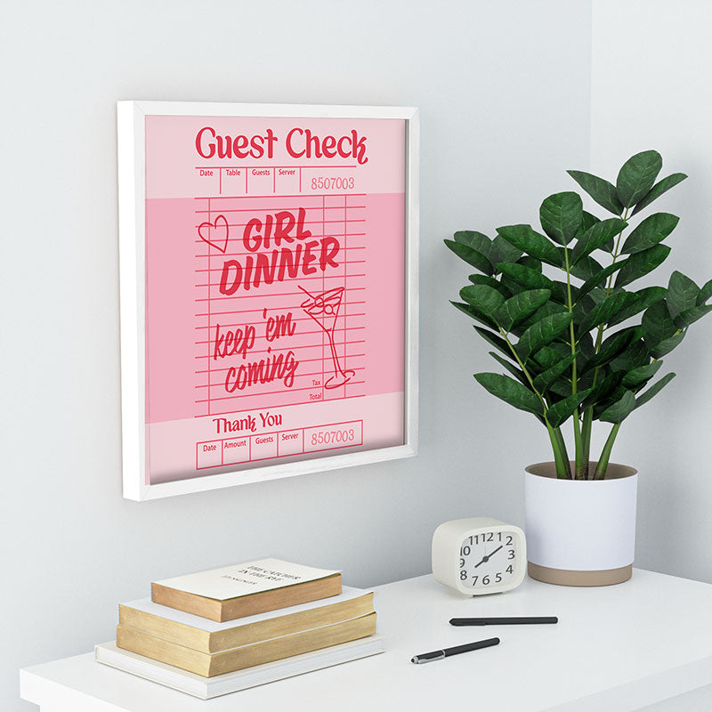 Heather Dutton Guest Check Keep Em Coming Recessed Framing Square