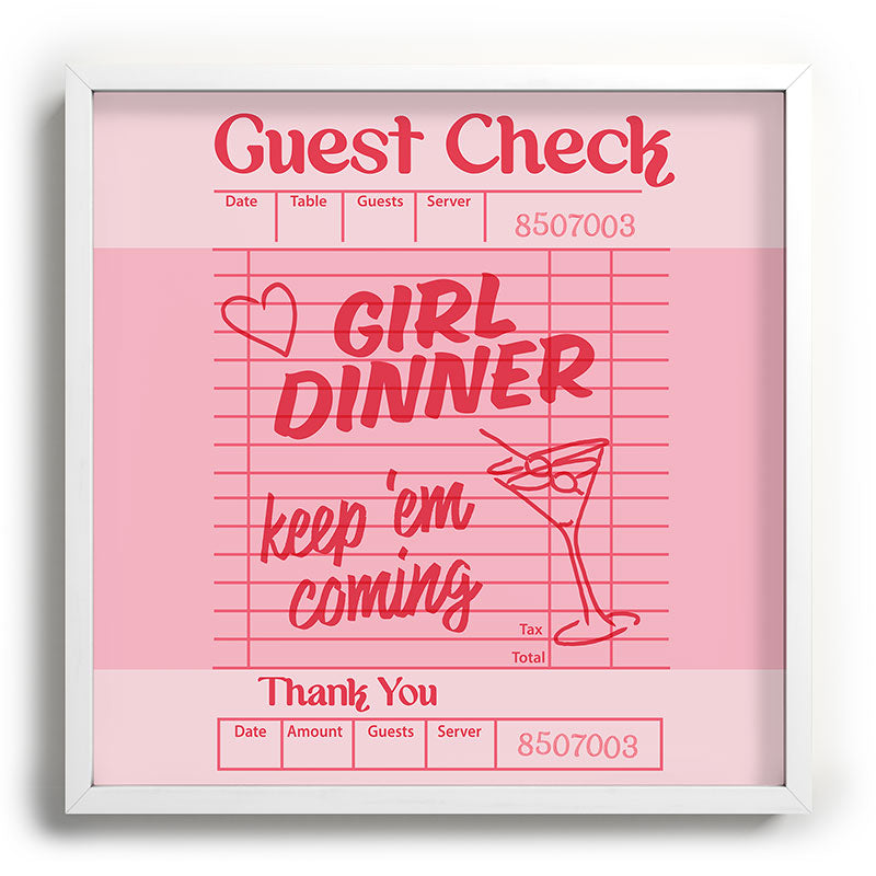 Heather Dutton Guest Check Keep Em Coming Recessed Framing Square