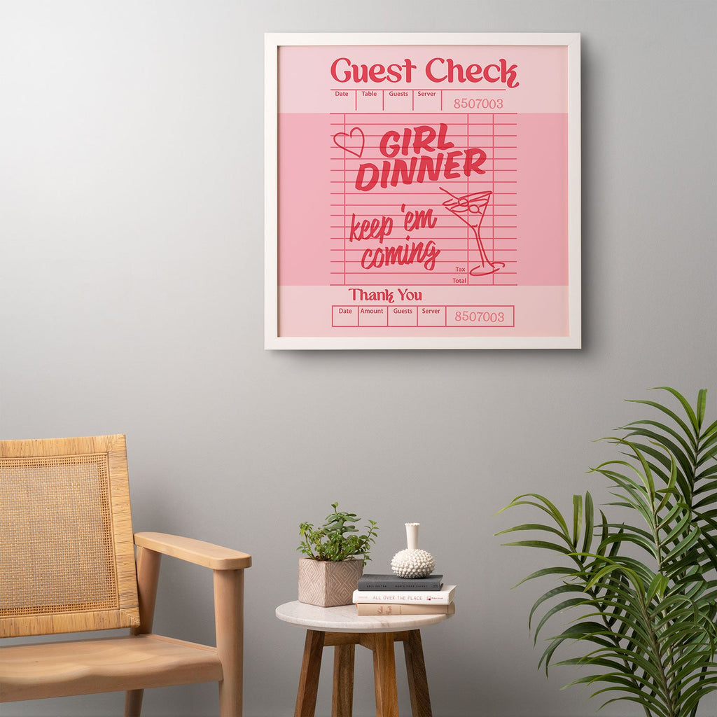 Heather Dutton Guest Check Keep Em Coming Framed Wall Art