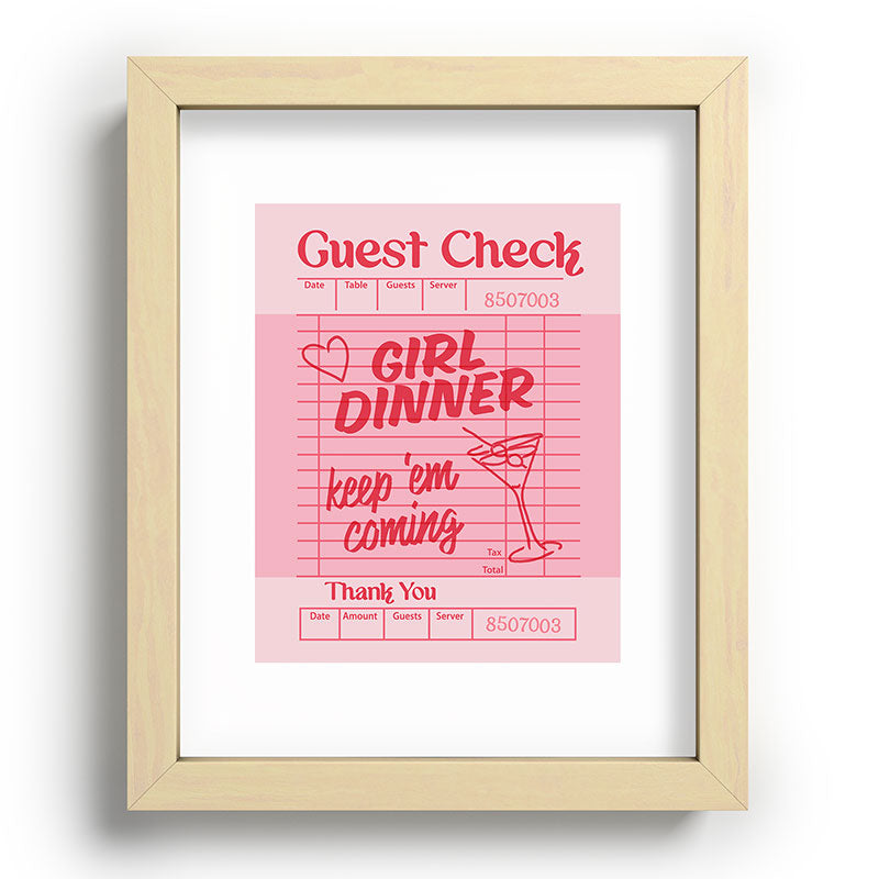 Heather Dutton Guest Check Keep Em Coming Recessed Framing Rectangle