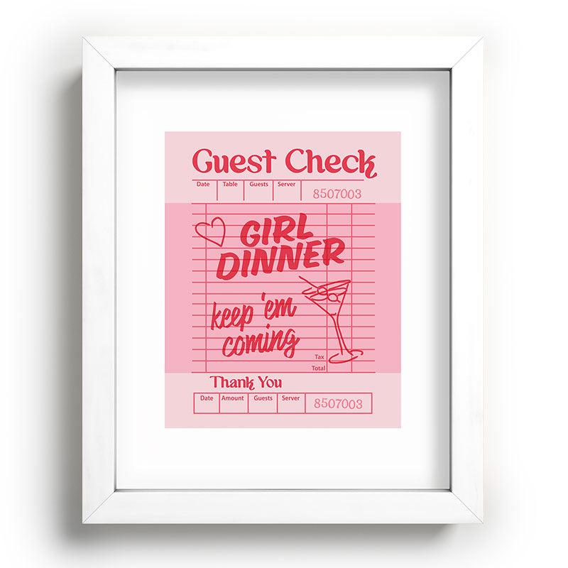 Heather Dutton Guest Check Keep Em Coming Recessed Framing Rectangle