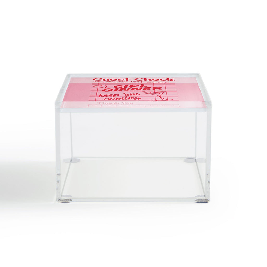 Heather Dutton Guest Check Keep Em Coming Acrylic Box