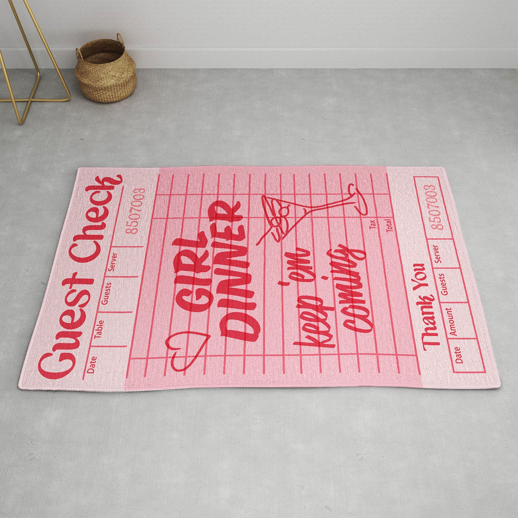 Heather Dutton Guest Check Keep Em Coming Area Rug