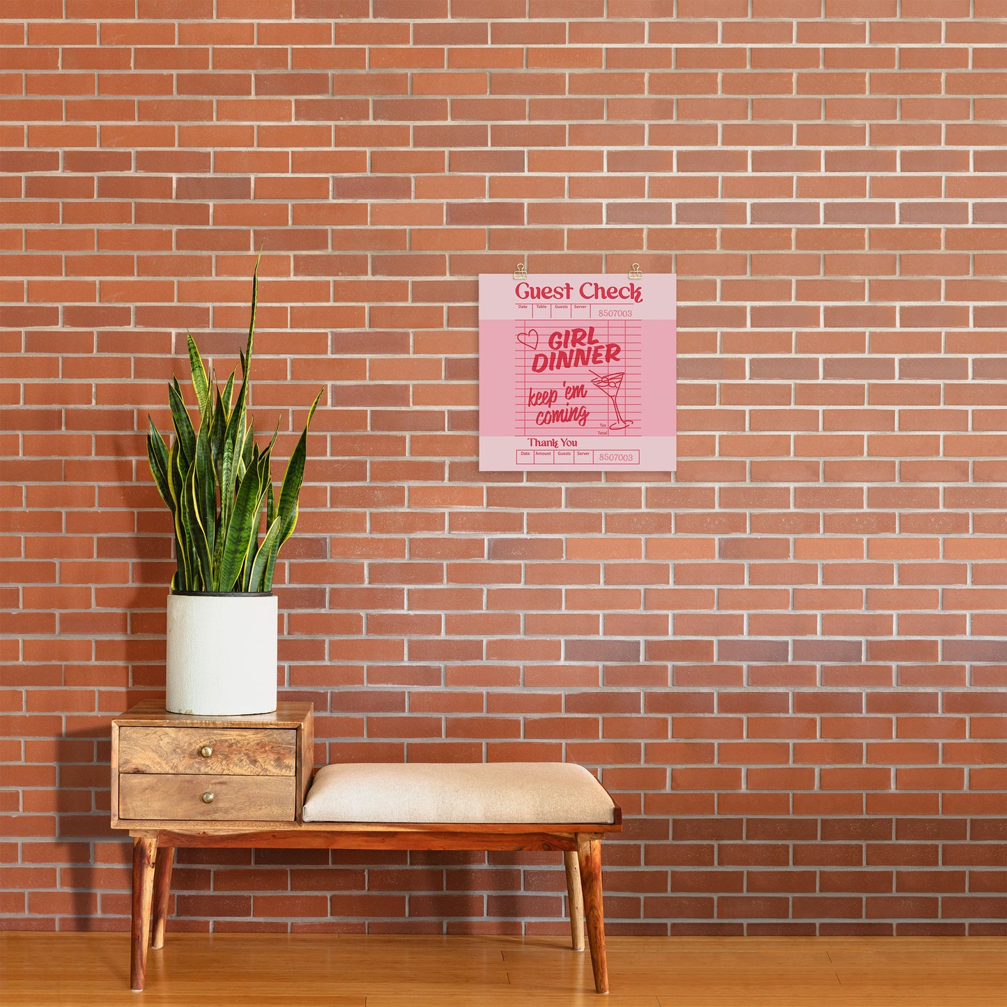 Heather Dutton Guest Check Keep Em Coming Art Print