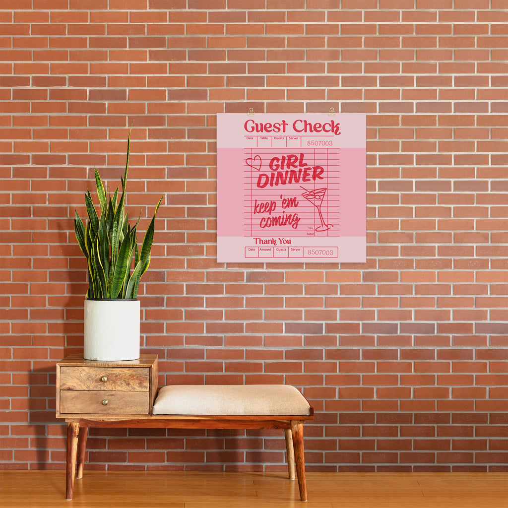Heather Dutton Guest Check Keep Em Coming Art Print