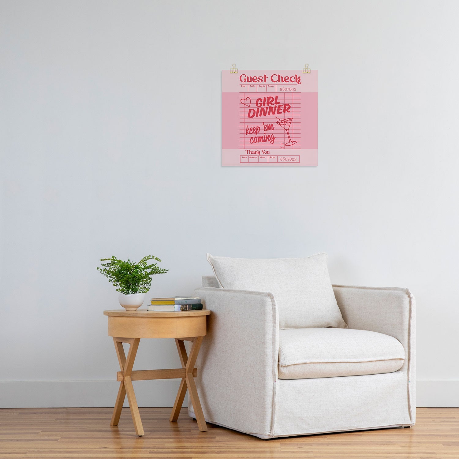 Heather Dutton Guest Check Keep Em Coming Art Print