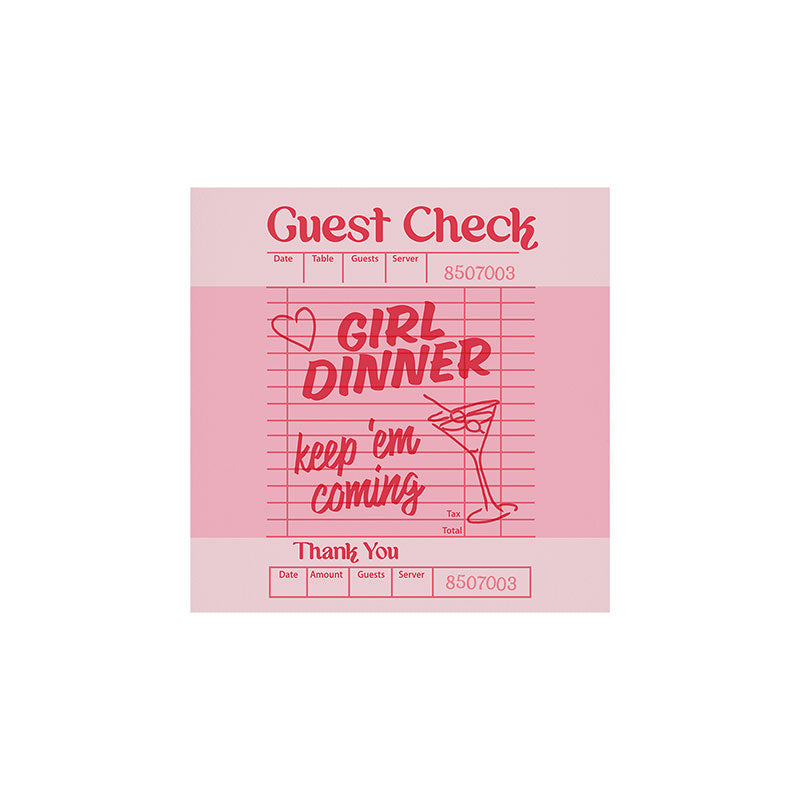 Heather Dutton Guest Check Keep Em Coming Art Print