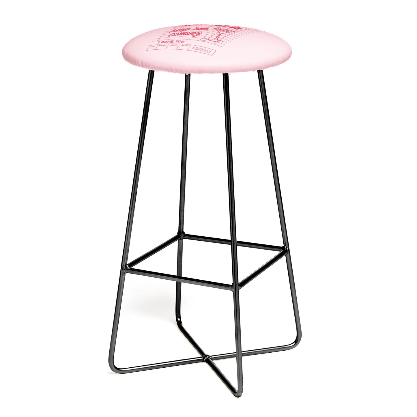 Heather Dutton Guest Check Keep Em Coming Bar Stool