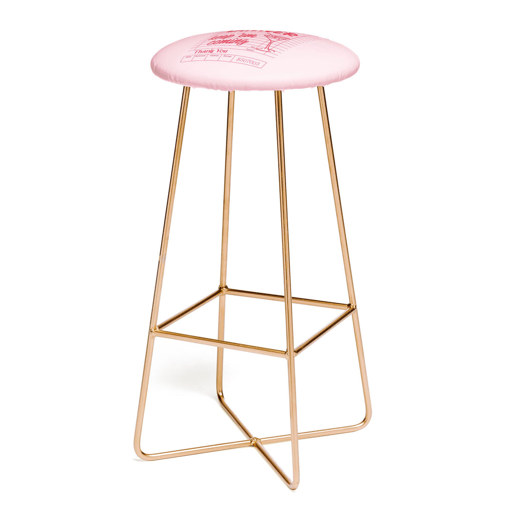 Heather Dutton Guest Check Keep Em Coming Bar Stool