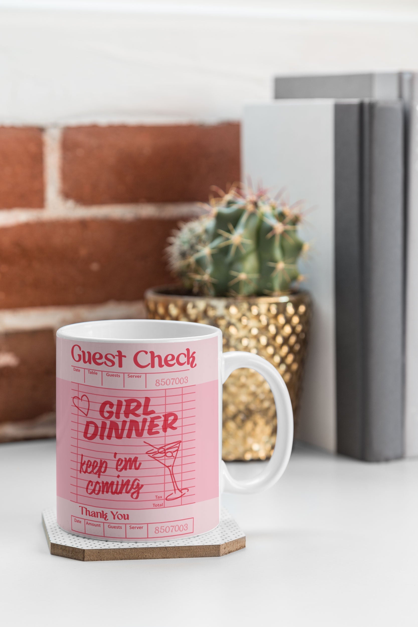 Heather Dutton Guest Check Keep Em Coming Coffee Mug