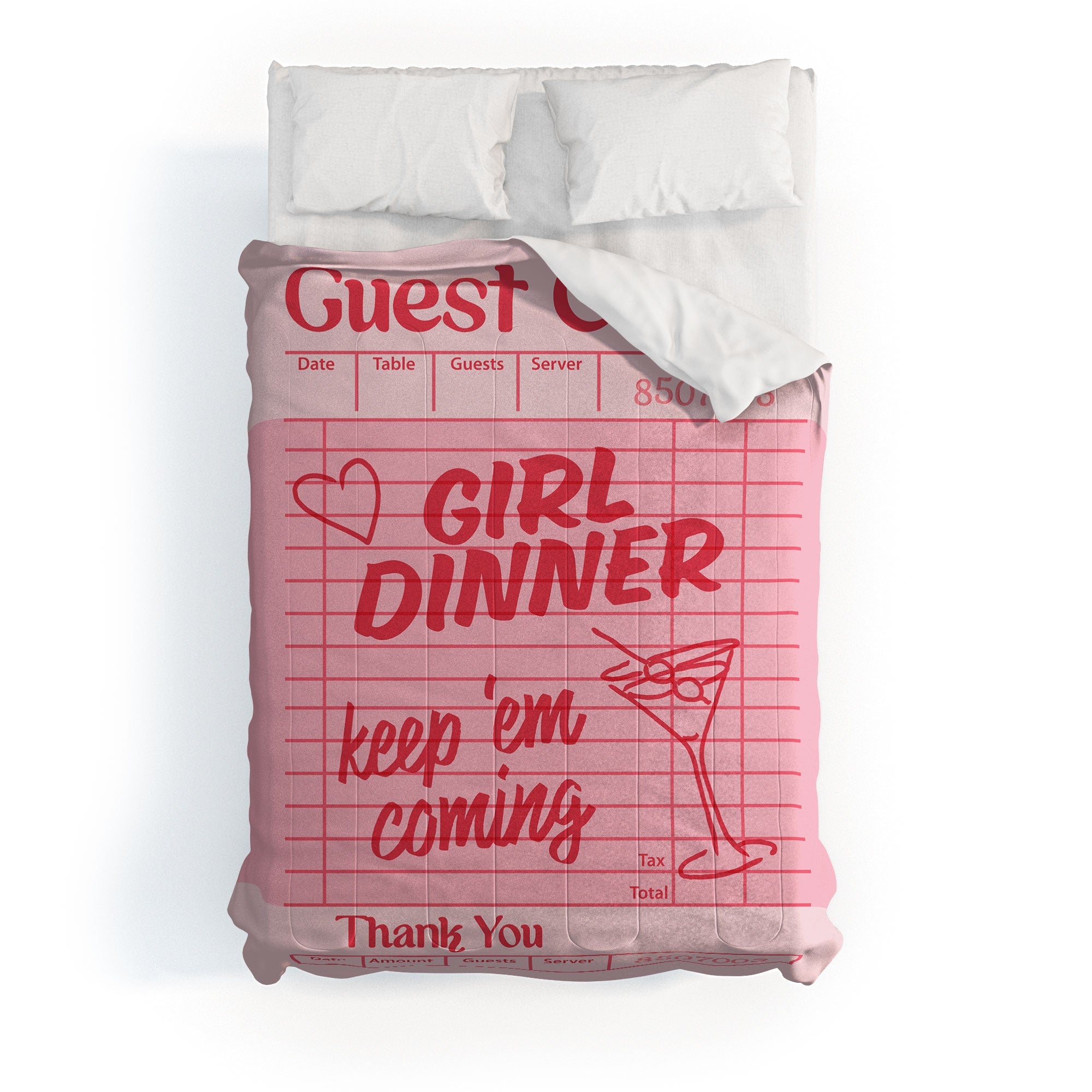 Heather Dutton Guest Check Keep Em Coming Comforter