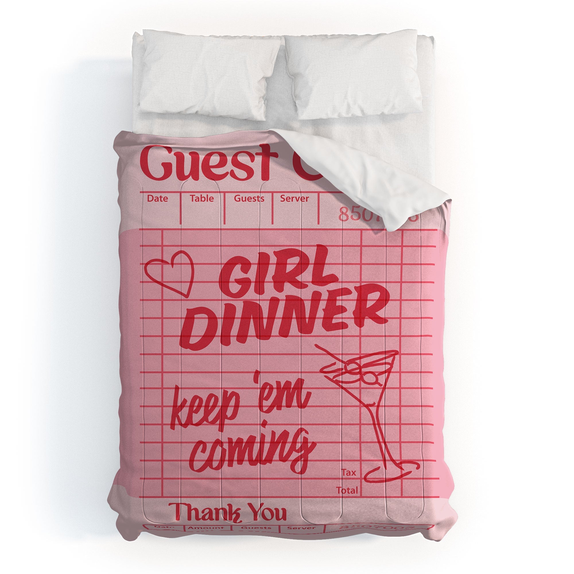 Heather Dutton Guest Check Keep Em Coming Comforter