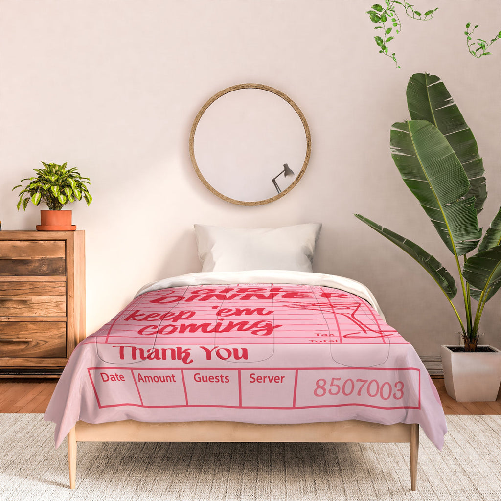 Heather Dutton Guest Check Keep Em Coming Comforter