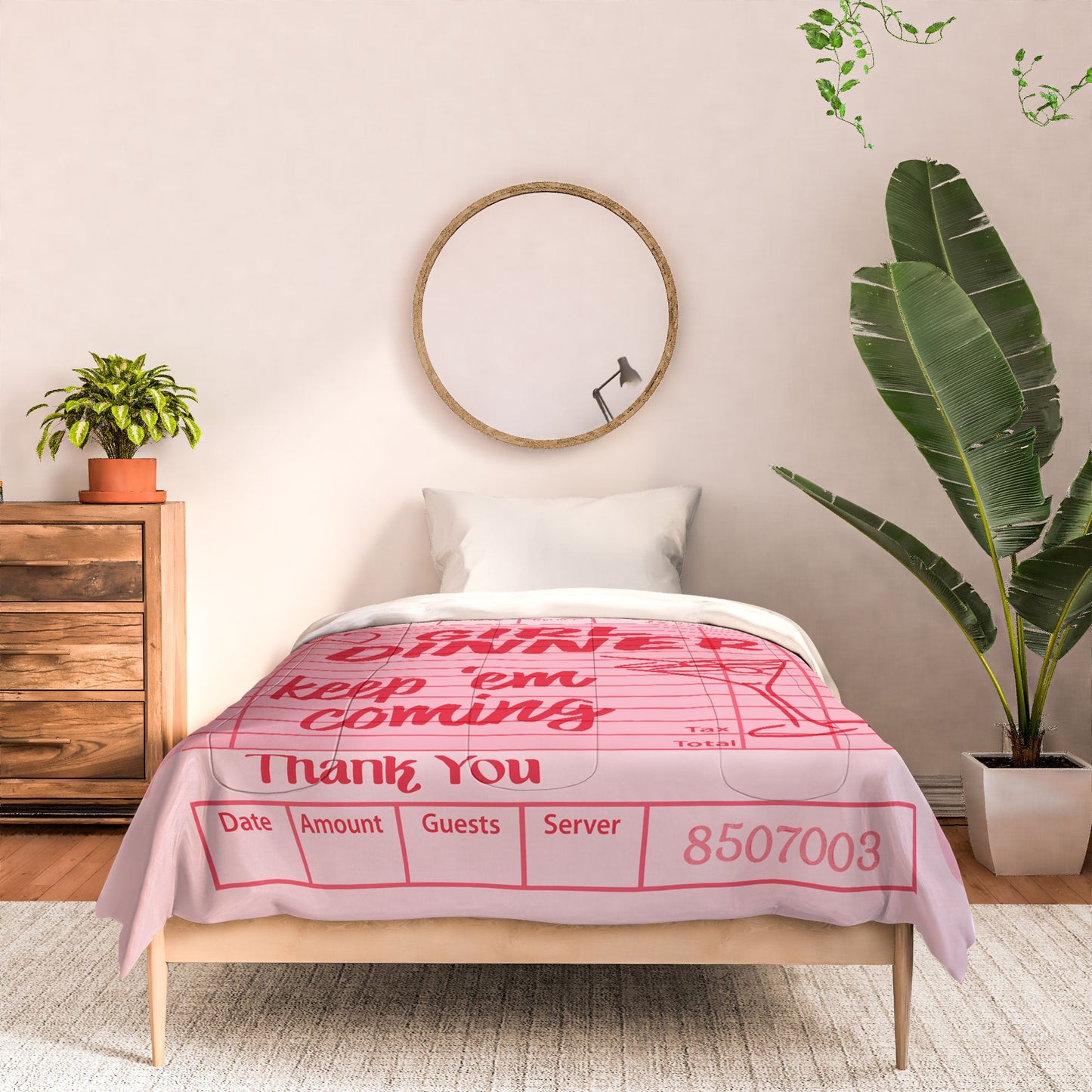 Heather Dutton Guest Check Keep Em Coming Comforter