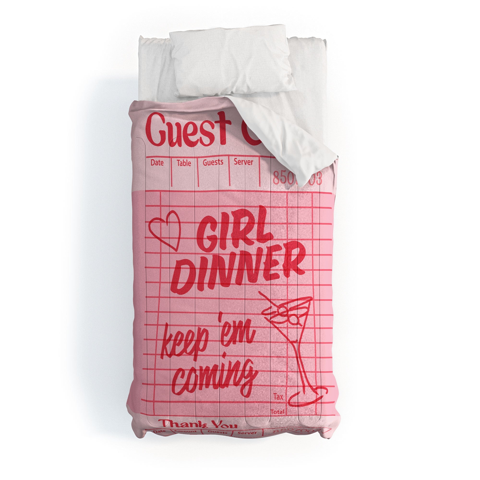 Heather Dutton Guest Check Keep Em Coming Comforter