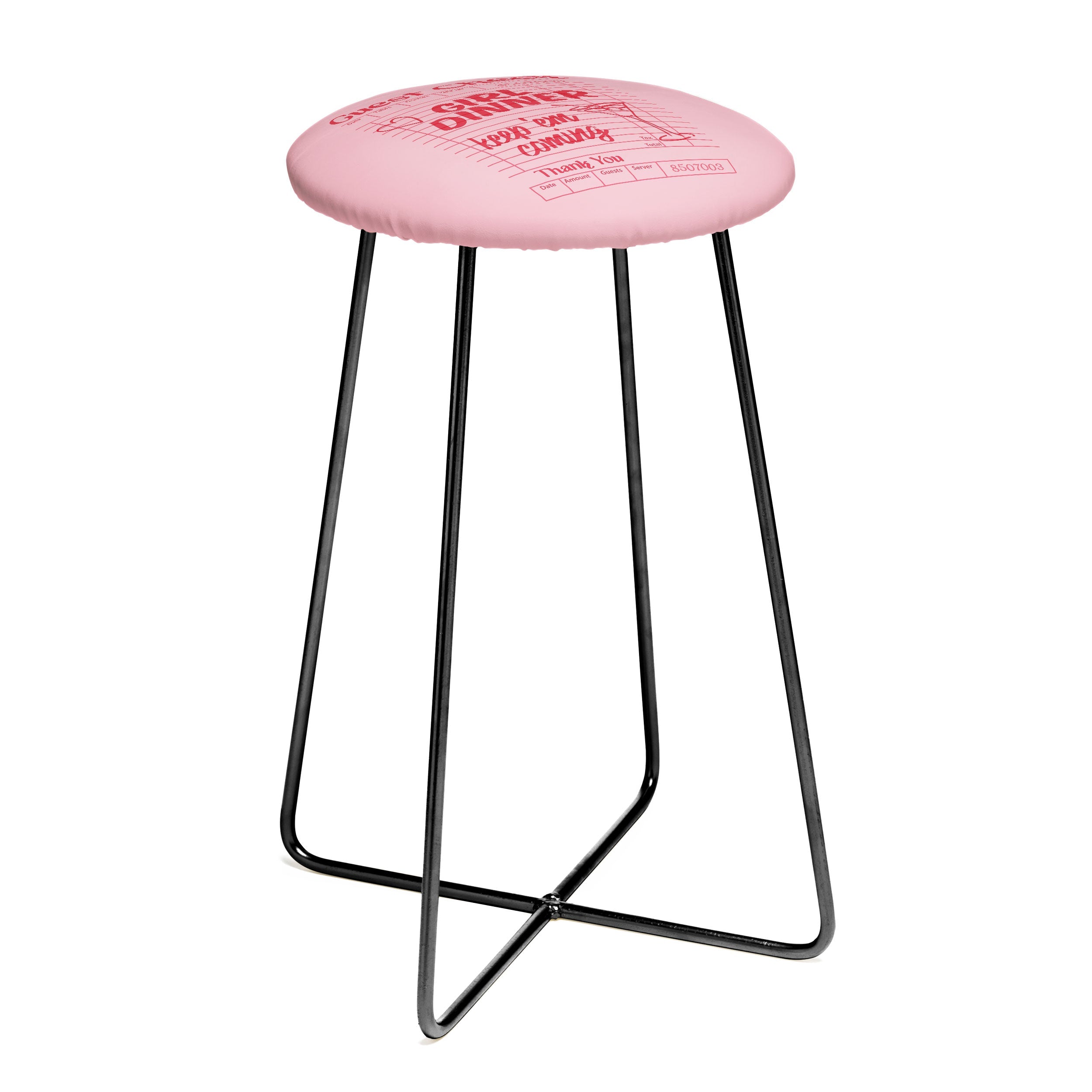 Heather Dutton Guest Check Keep Em Coming Counter Stool