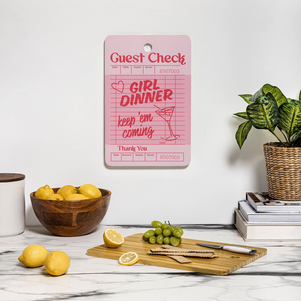 Heather Dutton Guest Check Keep Em Coming Cutting Board Rectangle