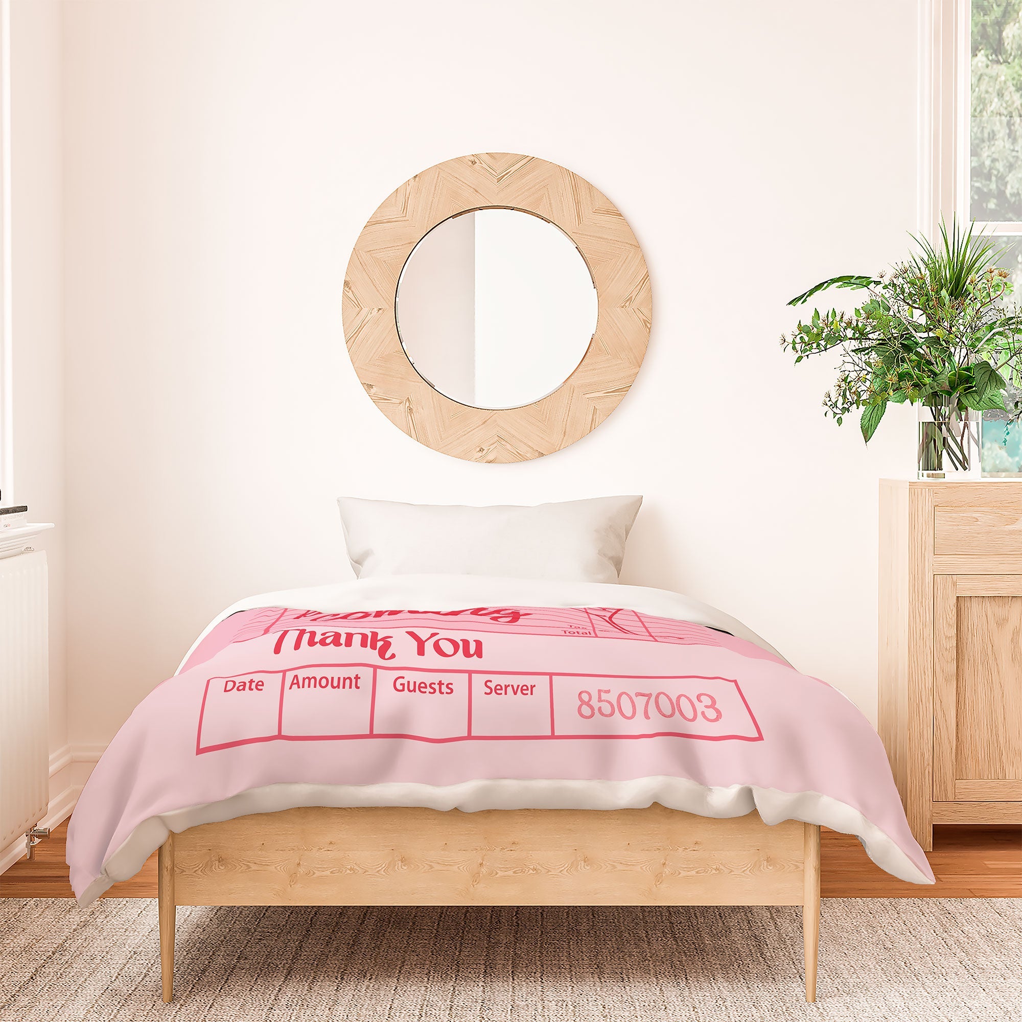 Heather Dutton Guest Check Keep Em Coming Duvet Cover