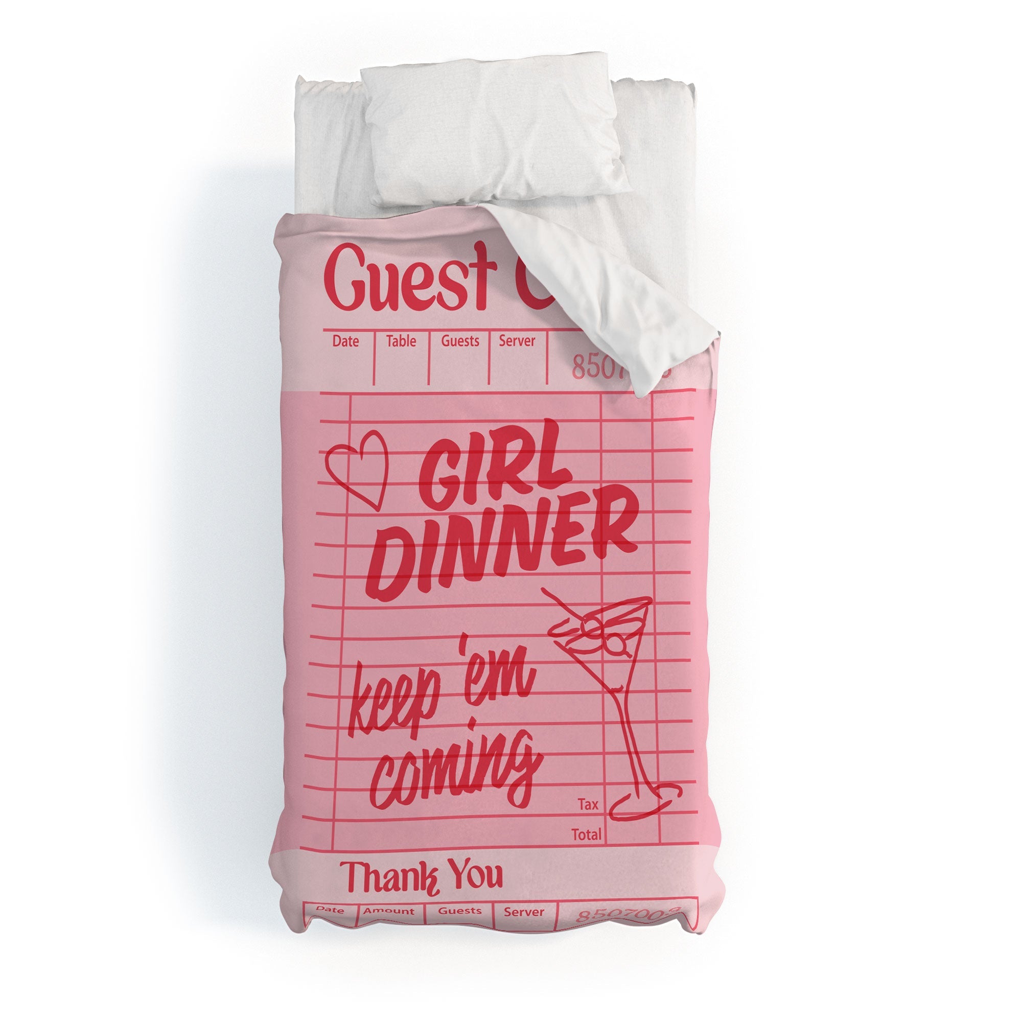 Heather Dutton Guest Check Keep Em Coming Duvet Cover