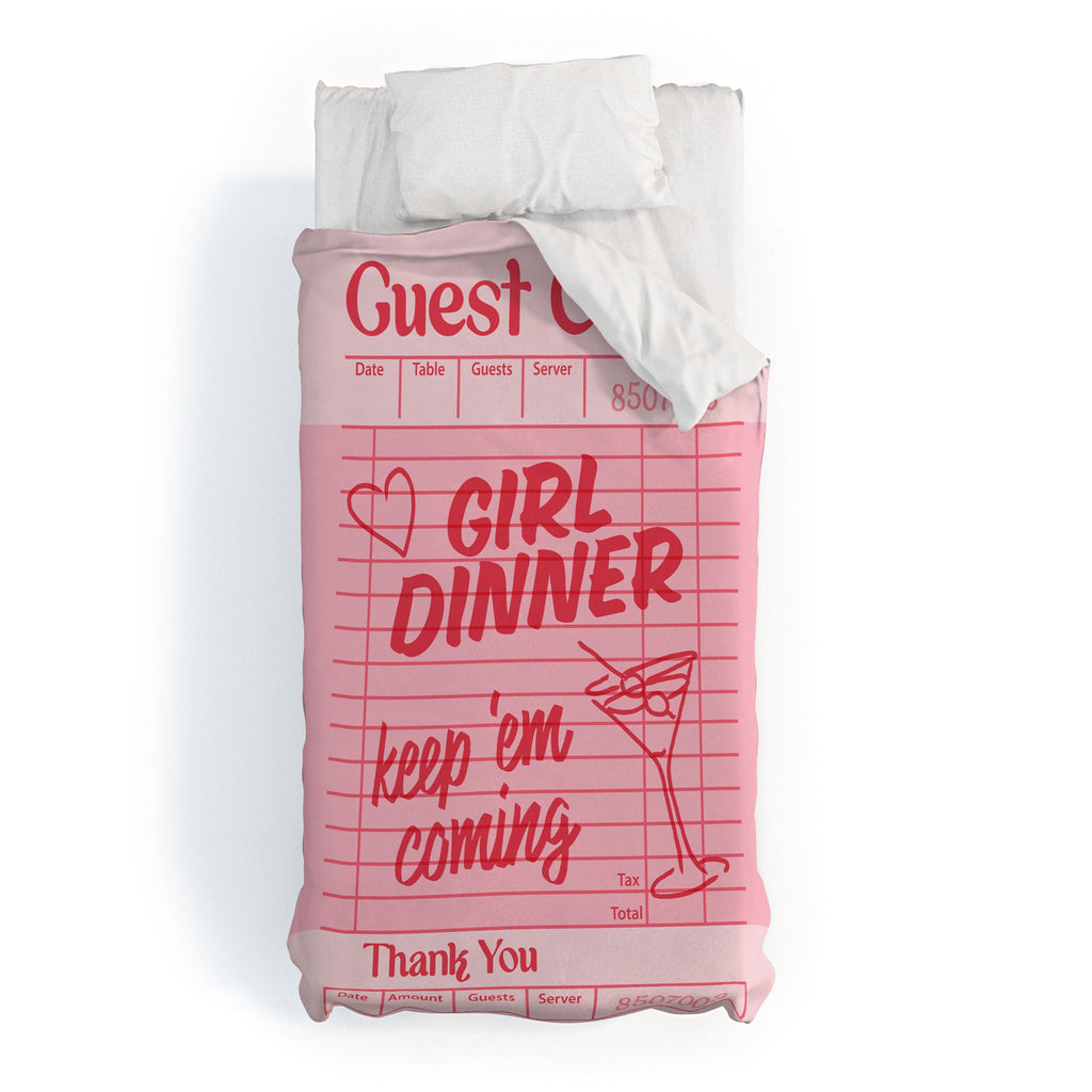 Heather Dutton Guest Check Keep Em Coming Duvet Cover