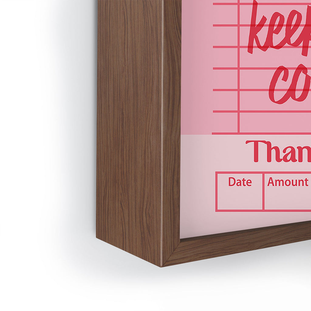 Heather Dutton Guest Check Keep Em Coming Framed Mini Art Print